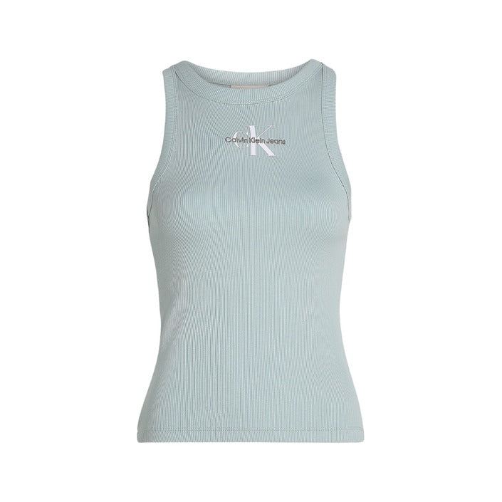 Calvin Klein Jeans - Canotta slim a costine con monogramma - J20J225301YAA / J20J225301BEH / J20J225301CDV / J20J225301LIN