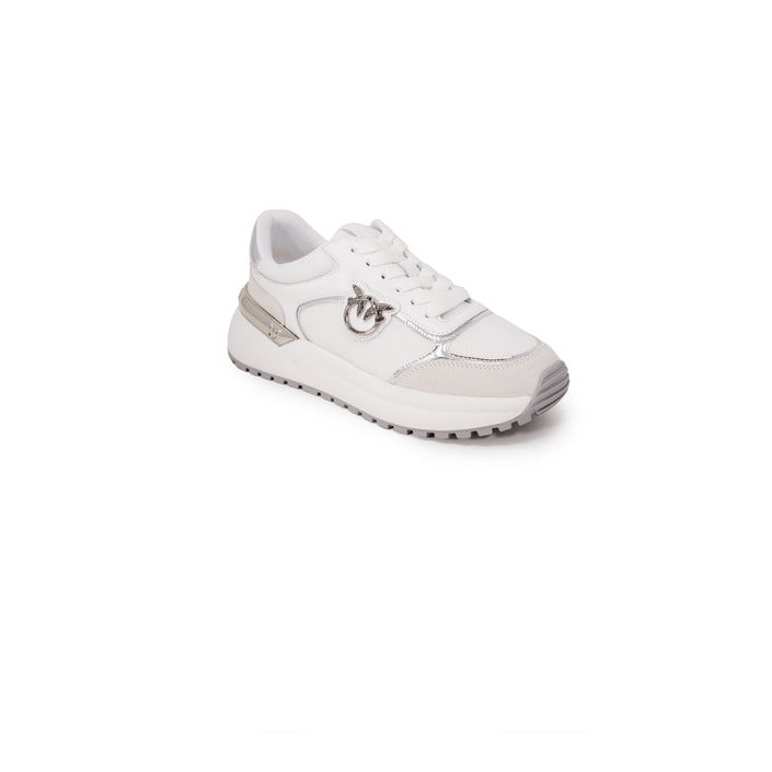 Pinko - Scarpe sneakers con logo e dettagli specchiato - SS0019P027ZI6