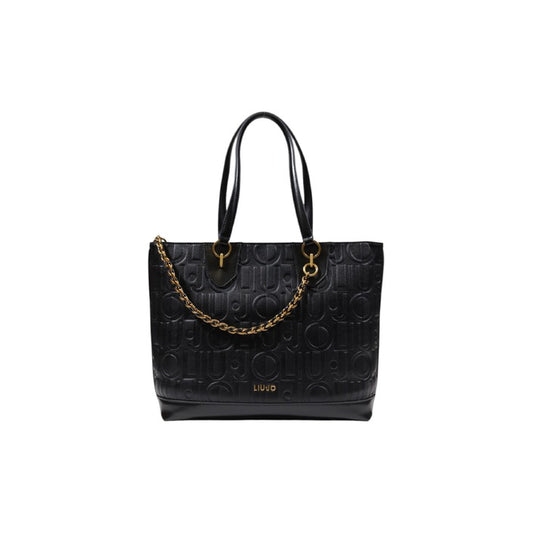 Liu Jo - Shopping bag con logo e catena - AA5197E053822222T / AA5197E0538X0459T