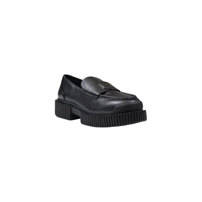 Armani Exchange - Logo Leather Loafers - XDA006XV87400002