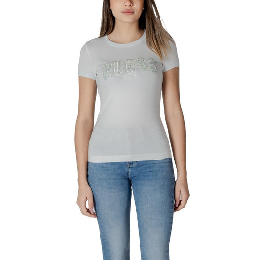 Guess - T-shirt vestibilità slim con logo - W5GI04J1314