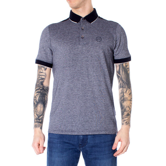 Armani Exchange - Polo in cotone con dettagli a contrasto - 8NZF76Z8M5Z1510