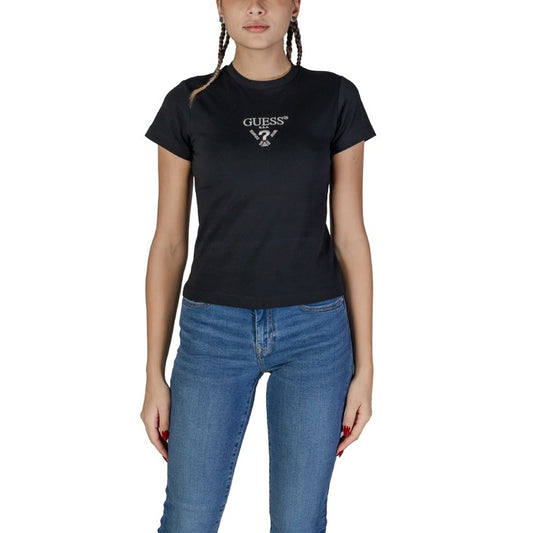 Guess Active - T-shirt stretch logo frontale - V4YI21KCDH1