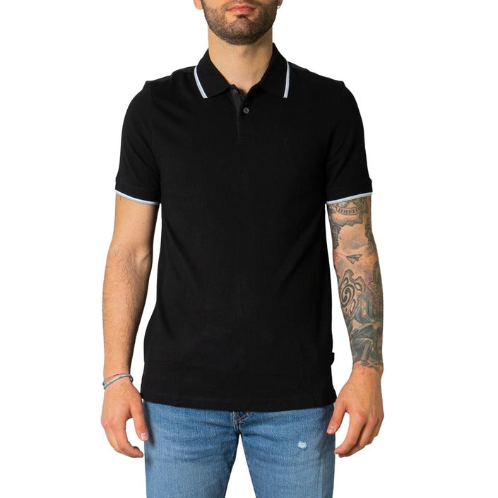 Armani Exchange - Polo in piquet con dettagli a contrasto - 8NZF75Z8M5Z1200 / 8NZF75Z8M5Z1100