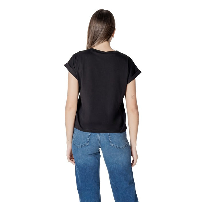 Liu Jo - T-shirt in cotone con logo - TA5181JS003W9415