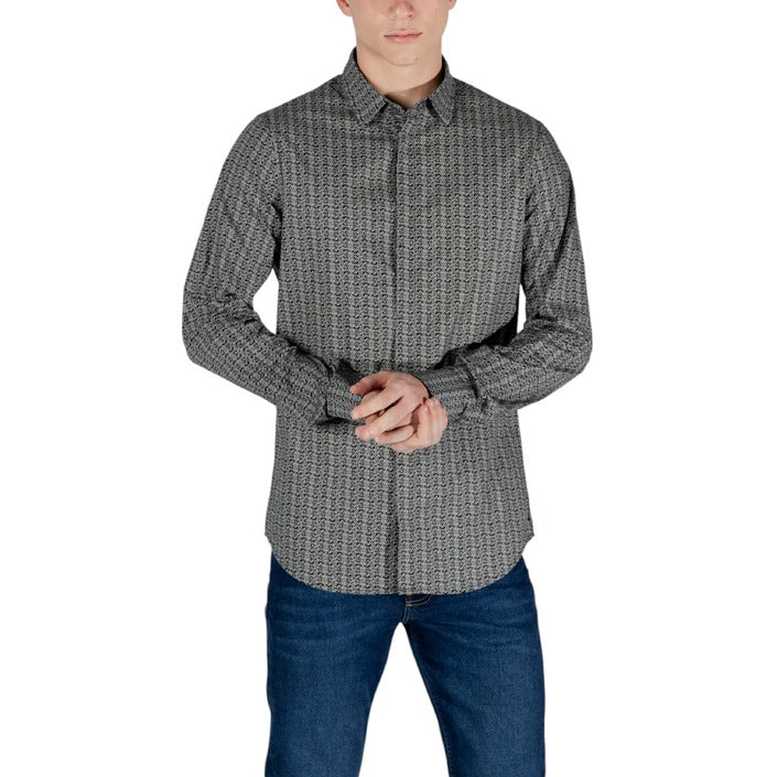 Armani Exchange - Camicia slim fit in cotone stretch - XM000625AF13184FC012