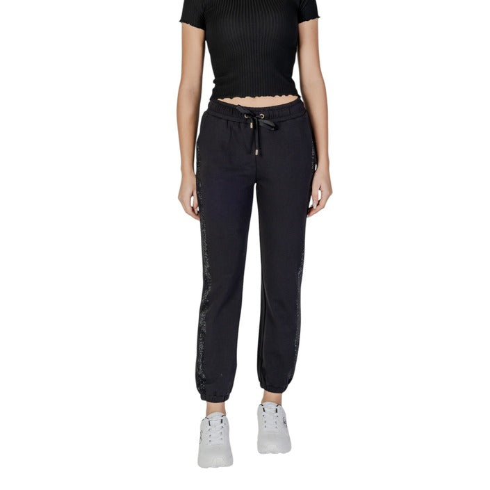 Liu Jo - Pantaloni in felpa neri - TA5051FS00022222