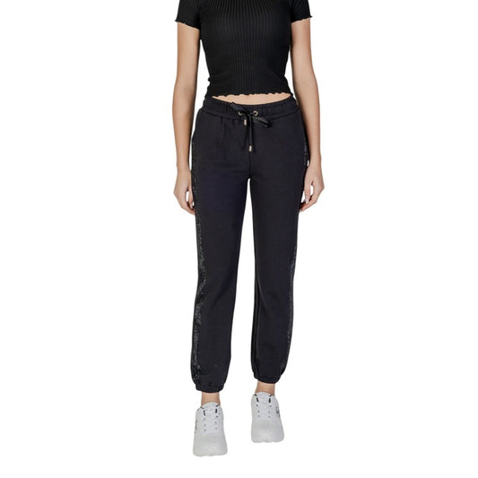 Liu Jo - Pantaloni in felpa neri - TA5051FS00022222