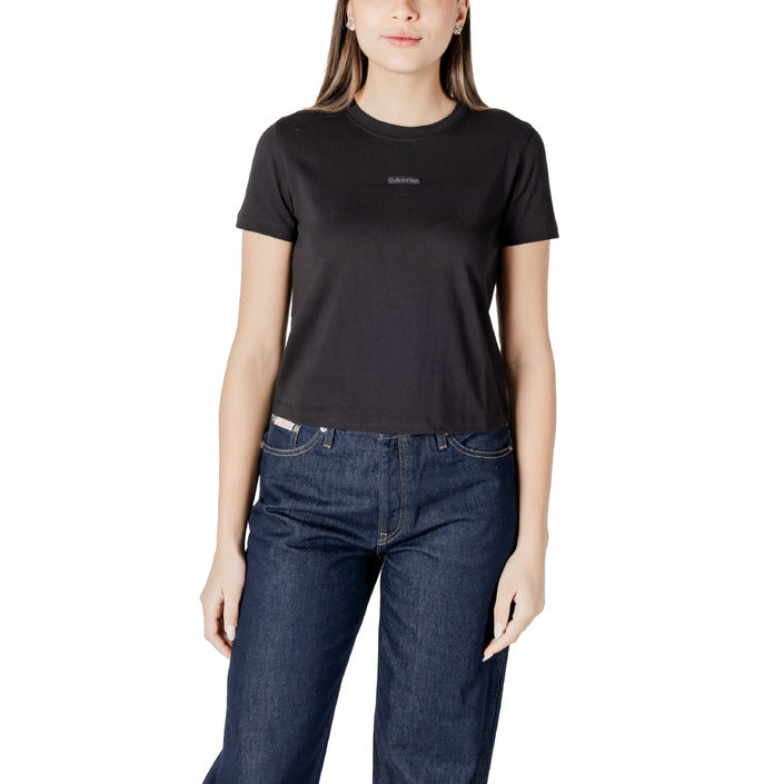 Calvin Klein Jeans - T-shirt con stemma corta slim - J20J225524YAA / J20J225524BEH
