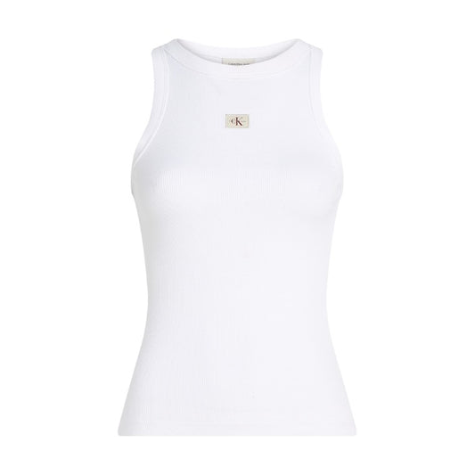 Calvin Klein Jeans - Canotta in cotone a costine slim - J20J225302YAA