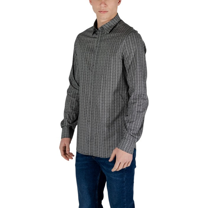 Armani Exchange - Camicia slim fit in cotone stretch - XM000625AF13184FC012