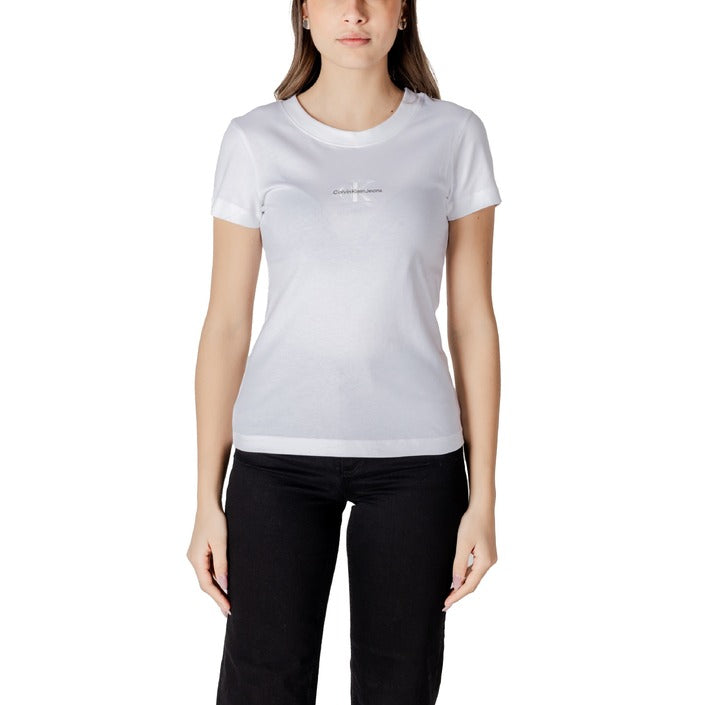 Calvin Klein Jeans - T-shirt con monogramma slim - J20J223563BEH / J20J223563YAF