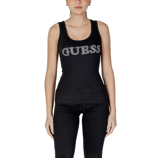 Guess - Canotta stretch con logo - W5GP29KA0H1