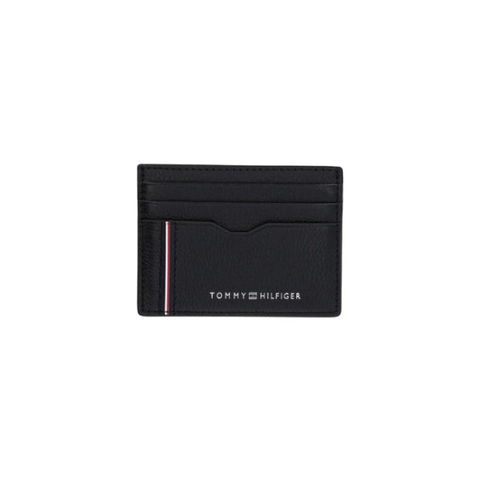 Tommy Hilfiger - Porta carte di credito Corporate in pelle - AM0AM13041BDS