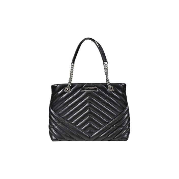 Armani Exchange - Quilted Shopper Bag with Chain Handles - 9491564R74200020