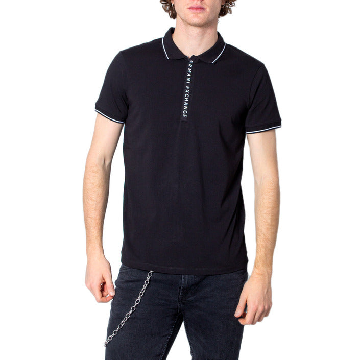 Armani Exchange - Polo con logo a contrasto - 8NZF71ZJH2ZU6167 / 8NZF71ZJH2Z1200 / 8NZF71ZJH2Z1100 / 8NZF71ZJH2Z1510