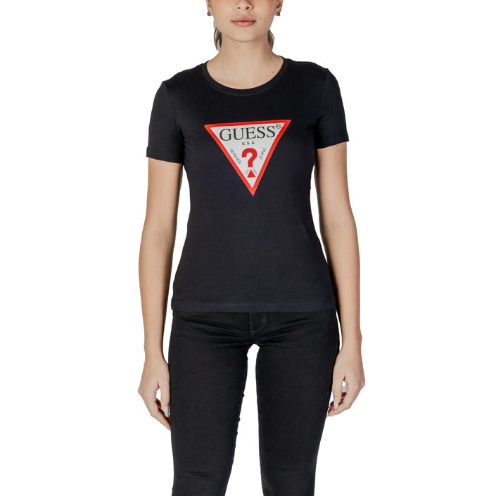 Guess - T-shirt logo triangolo - W1YI1BI3Z14