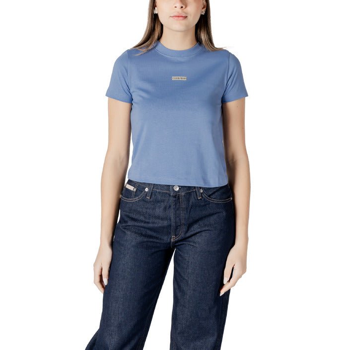 Calvin Klein Jeans - T-shirt con stemma corta slim - J20J225524YAA / J20J225524BEH