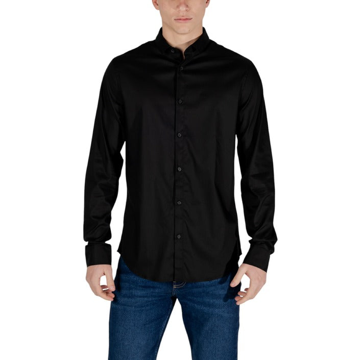 Armani Exchange - Camicia regular fit in tessuto ultra strech - 8NZC49ZNYXZ1510 / 8NZC49ZNYXZ1200