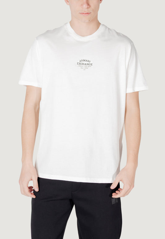 Armani Exchange - T-shirt regular fit in cotone con logo - XM000761AF12308U0009